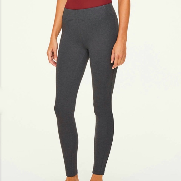 Ann Taylor Charcoal Ponte Knit Leggings 